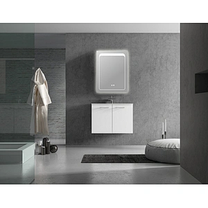 Mosmile Cheap Wall Rectangle LED Backlit Light Anti-fog Bathroom Mirror
